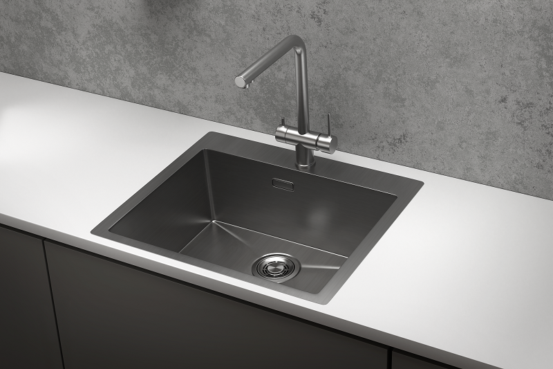 Мойка кухонная Granula 5951, СТАЛЬ САТИН